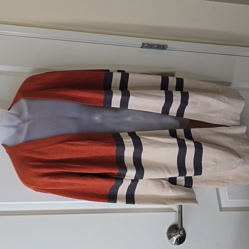 Color Block Open Front Cardigan‎ Size 0M - Picture 4 of 10